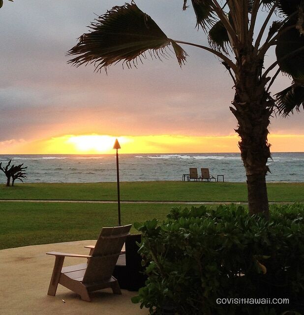 Sunrise at Courtyard Kauai