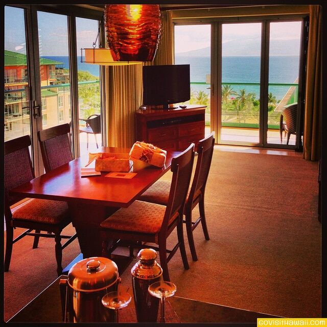 A dining room with a view!