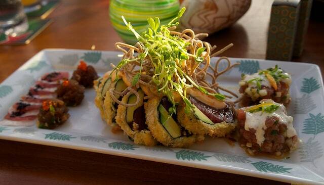 Appetizers to share from Lava Lava Beach Club