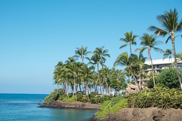 Waikoloa shoreline on Hawaii, the Big Island