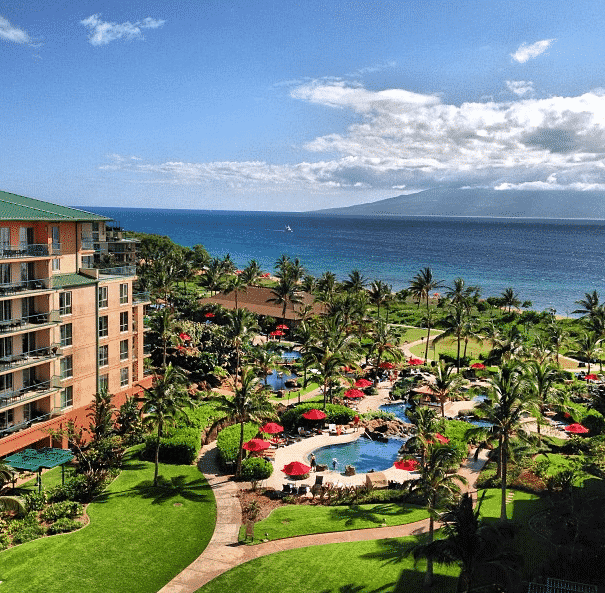 View from our lanai at Honua Kai Resort
